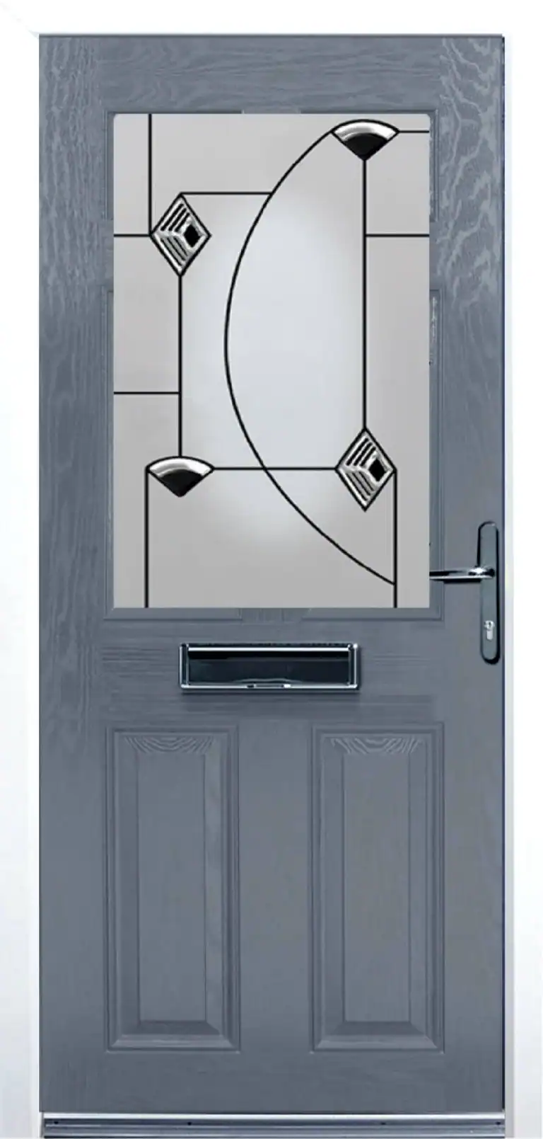 Unique Composite Doors | Dominica Style Anthracite Grey Unique Composite Doors | Dominica Style Anthracite Grey Image