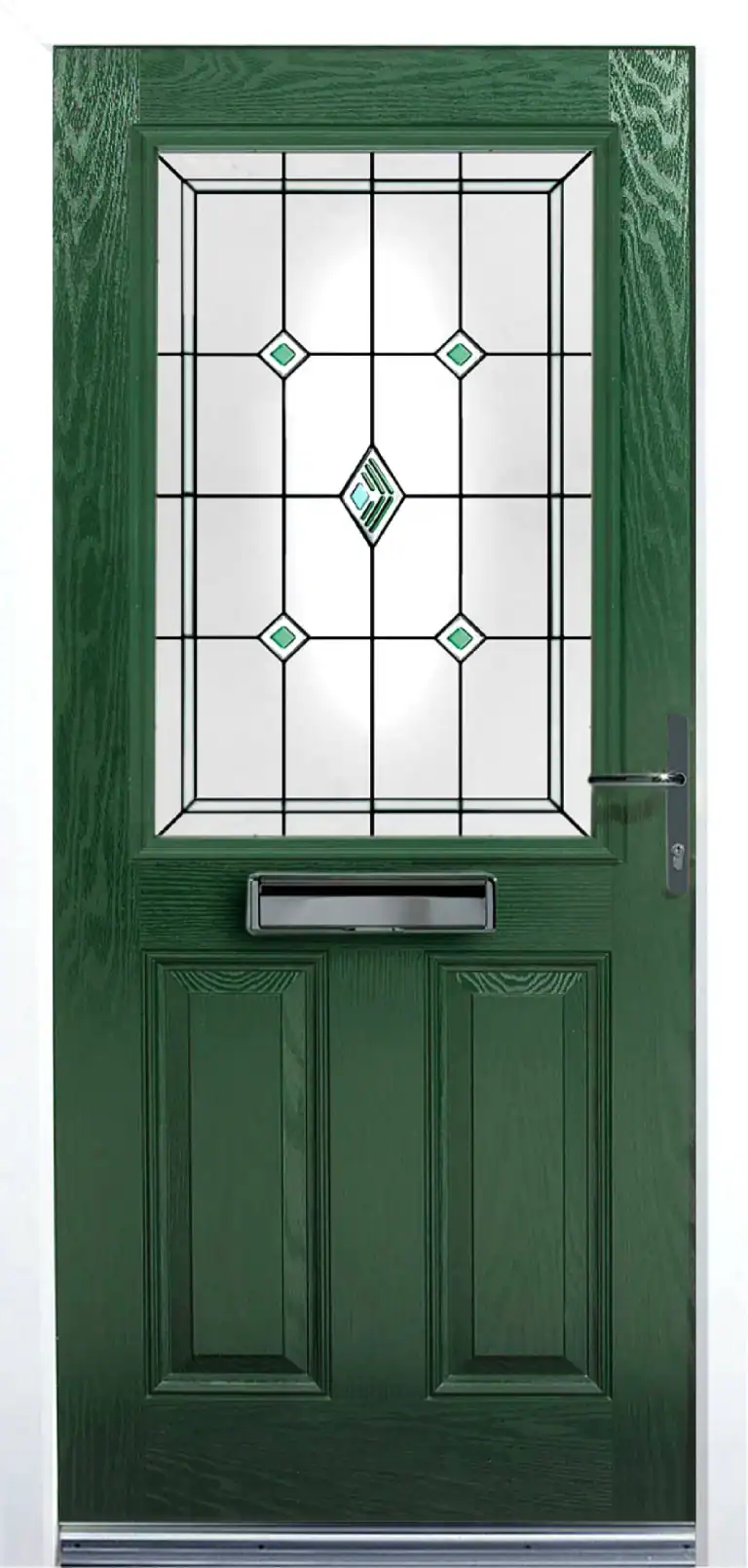 Unique Composite Doors | Dominica Style Green Unique Composite Doors | Dominica Style Green Image