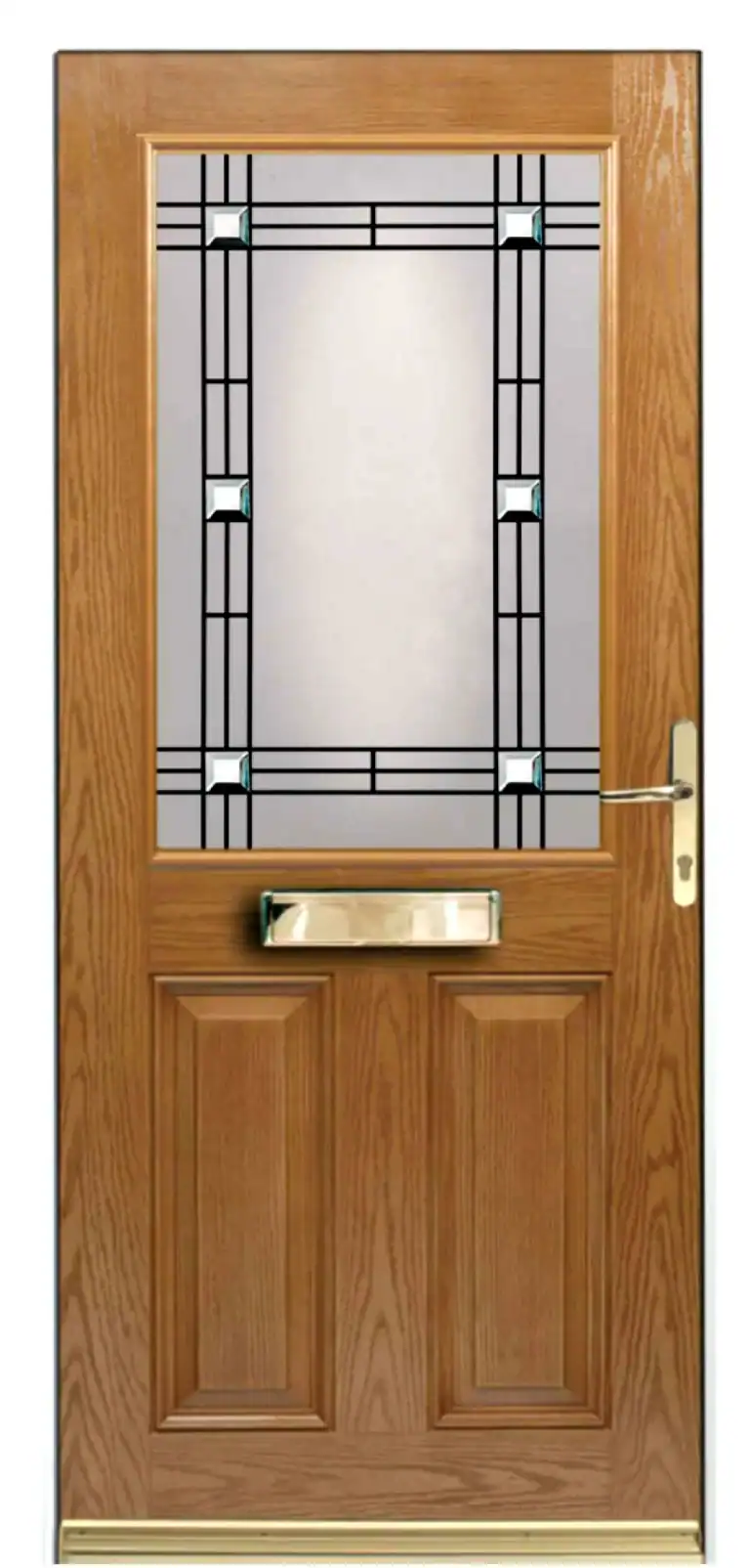 Unique Composite Doors | Dominica Style Oak Unique Composite Doors | Dominica Style Oak Image