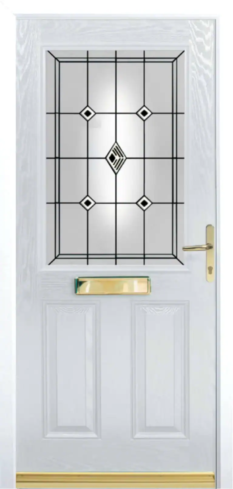 Unique Composite Doors | Dominica Style White Unique Composite Doors | Dominica Style White Image