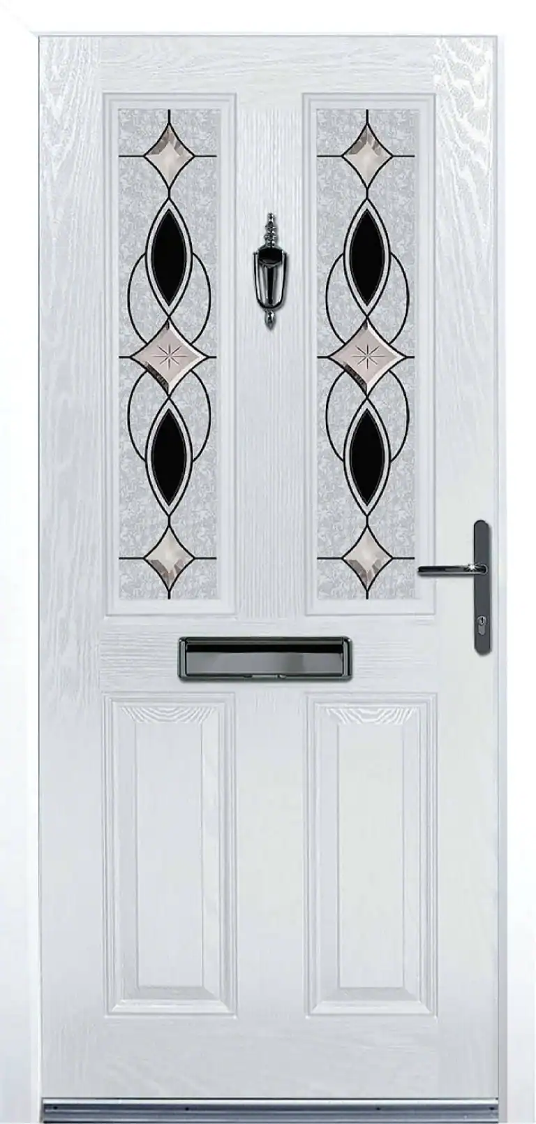 Unique Composite Doors | Jamaica Style White Unique Composite Doors | Jamaica Style White Image