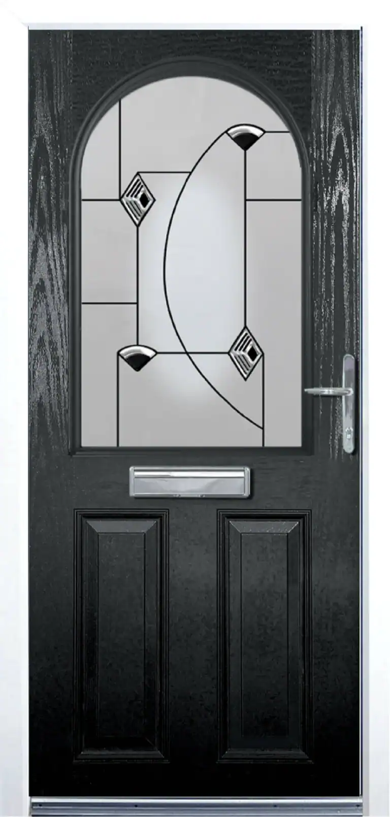 Unique Composite Doors | Kitts Style Black Unique Composite Doors | Kitts Style Black Image