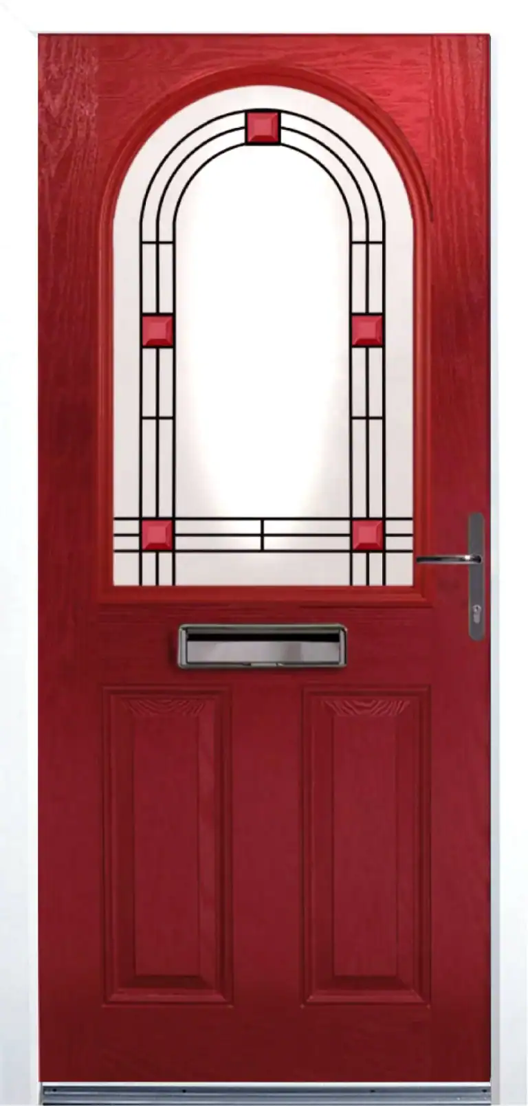 Unique Composite Doors | Kitts Style Red Unique Composite Doors | Kitts Style Red Image