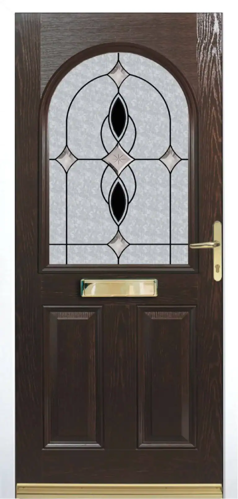 Unique Composite Doors | Kitts Style Rosewood Unique Composite Doors | Kitts Style Rosewood Image