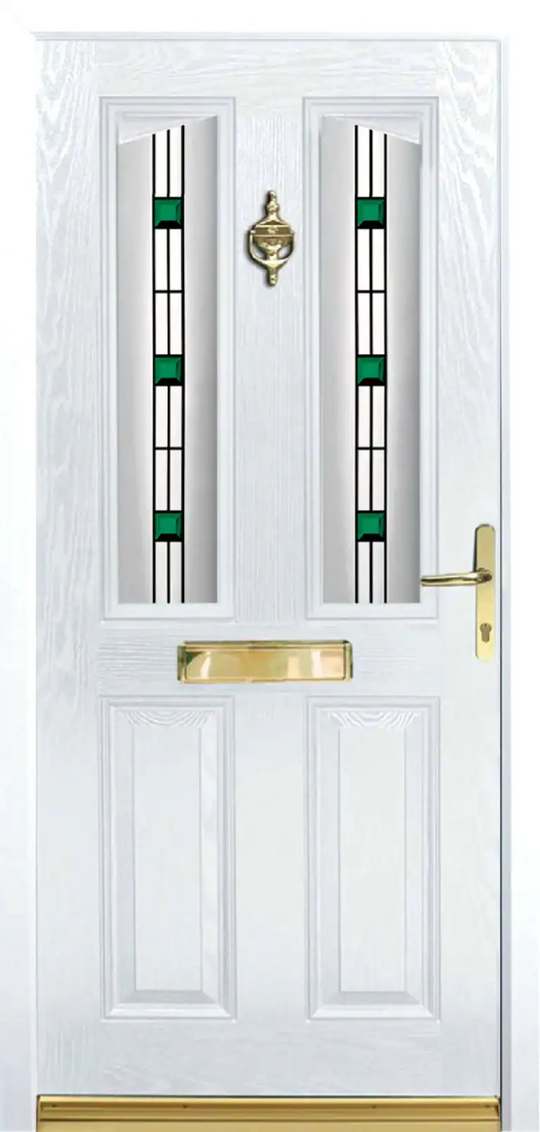 Unique Composite Doors | Madeira Style White Unique Composite Doors | Madeira Style White Image
