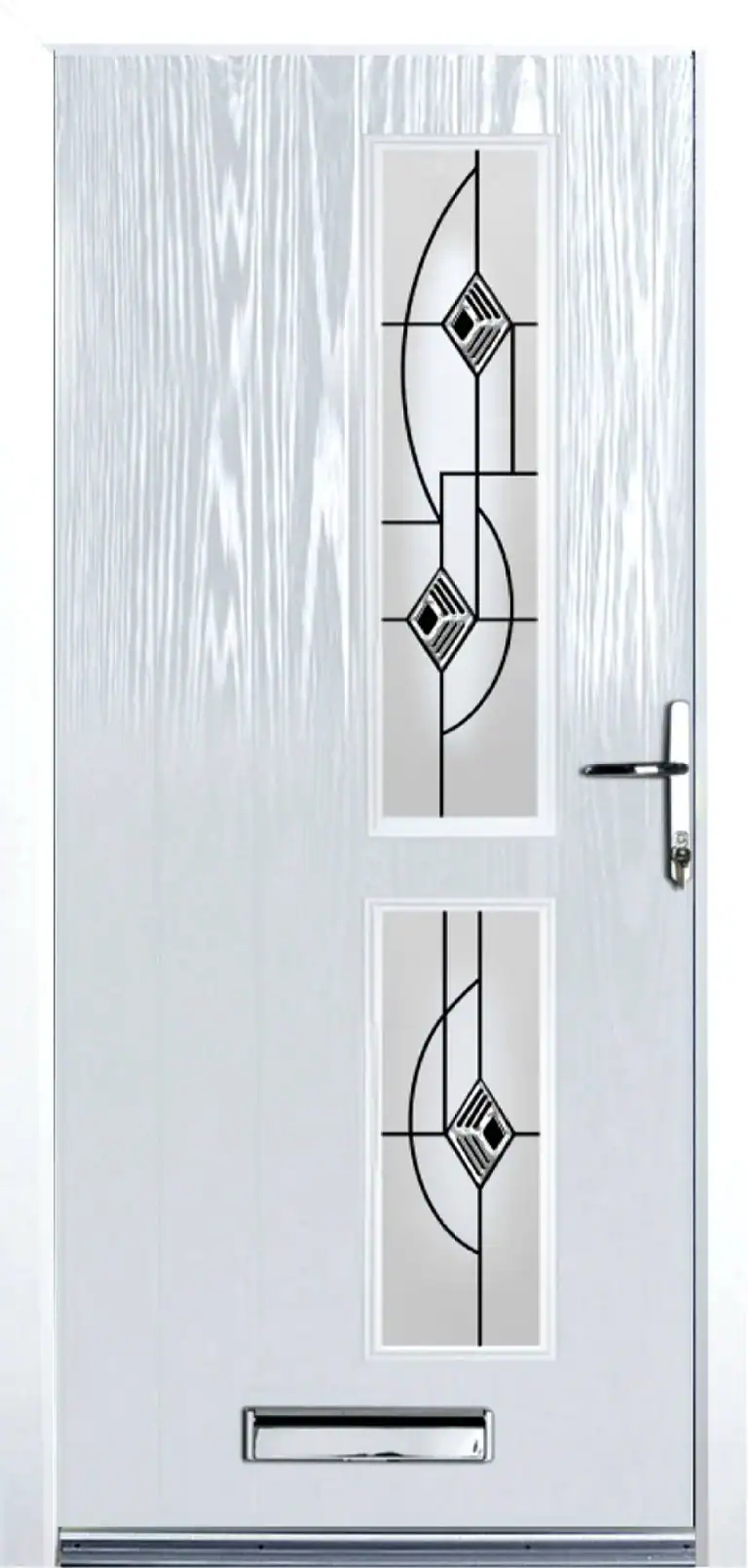 Unique Composite Doors | Tortola Style White Unique Composite Doors | Tortola Style White Image