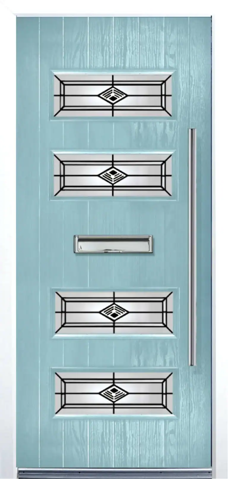 Unique Composite Doors | Tortola Style Duck Egg Unique Composite Doors | Tortola Style Duck Egg Image